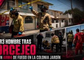 Muere hombre tras forcejeo con un arma de fuego en la colonia Jardín
