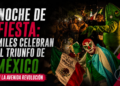 Noche de fiesta: miles celebran el triunfo de México en la avenida Revolución