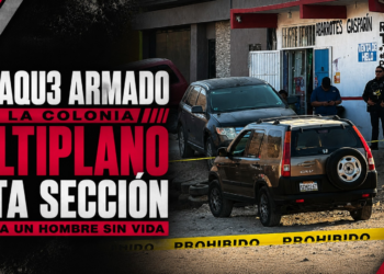 Ataque armado en la colonia Altiplano 5ta Sección deja un hombre sin vida