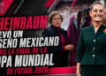 Sheinbaum llevó un diseño mexicano para la final de la Copa Mundial de Futbol 2026