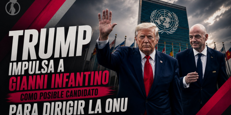 Trump impulsa a Gianni Infantino como posible candidato para dirigir la ONU