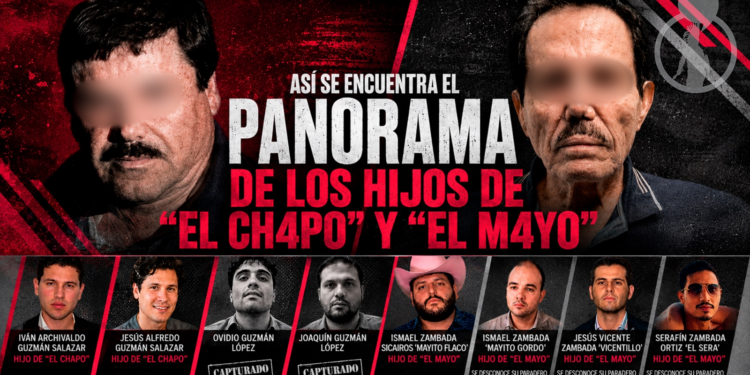 Así se encuentra la situación de los hijos del “Chapo” y del “Mayo” tras las condenas de sus padres