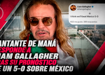 Cantante de Maná responde a Liam Gallagher tras su pronóstico de un 5-0 sobre México