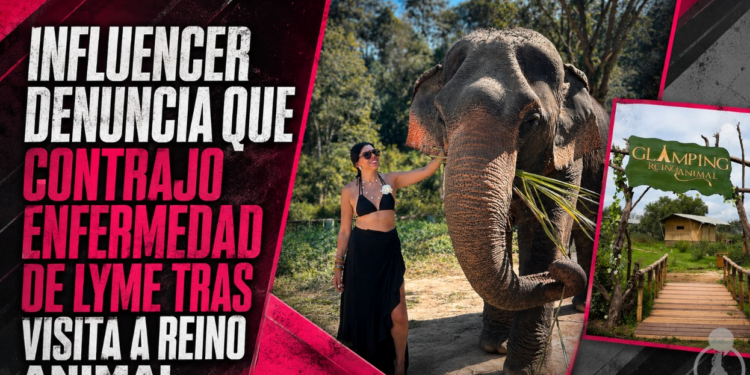 Influencer denuncia que contrajo enfermedad de Lyme tras visita a Reino Animal
