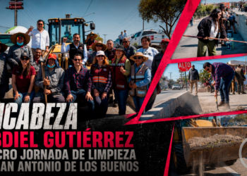 Encabeza Abdiel Gutiérrez la 12va. Macro Jornada de Limpieza en la delegación San Antonio de los Buenos