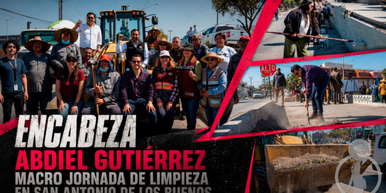 Encabeza Abdiel Gutiérrez la 12va. Macro Jornada de Limpieza en la delegación San Antonio de los Buenos