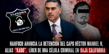 Omar García Harfuch anuncia la detención del capo Héctor Manuel N, alias ” Kado”, líder de una célula criminal en Baja California