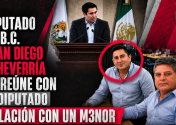 Dime con quién te juntas y te diré quién eres: diputado panista de BC, Juan Diego Echeverría Ibarra, se reúne con exdiputado panista acusado de mantener una relación con un menor