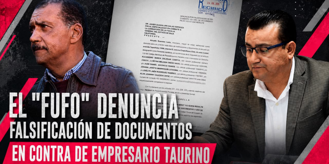 El “Fufo” denuncia falsificación de documentos en contra de empresario taurino