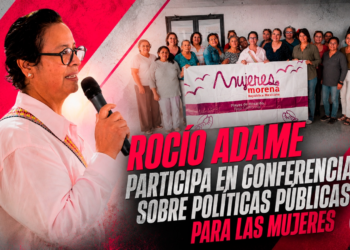 Rocío Adame participa en conferencia sobre políticas públicas para las mujeres