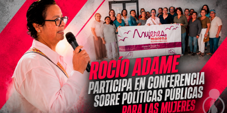 Rocío Adame participa en conferencia sobre políticas públicas para las mujeres