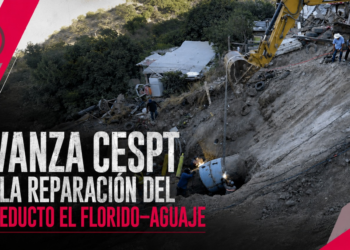 AVANZA CESPT EN LA REPARACIÓN DEL ACUEDUCTO EL FLORIDO–AGUAJE