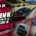 Falla en un neumático provoca que BMW termine dentro de la canalización en Gato Bronco