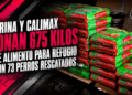 Purina y Calimax donan 675 kilos de alimento para refugio con 73 perros rescatados
