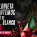 La Glorieta Cuauhtémoc se pintó de verde, blanco y rojo tras el triunfo de México