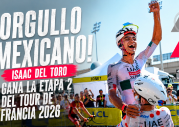 El ciclista mexicano Isaac del Toro gana la segunda etapa del Tour de Francia 2026