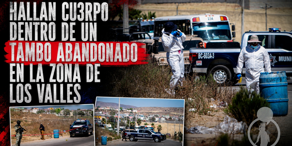 Hallan cuerpo dentro de un tambo abandonado en la zona de Los Valles