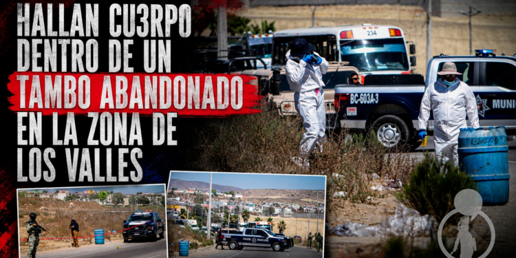 Hallan cuerpo dentro de un tambo abandonado en la zona de Los Valles