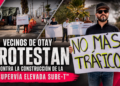 “Rechazo al puente de Paga”; vecinos de Otay protestan contra la construcción de la “Supervía Elevada Sube-T”
