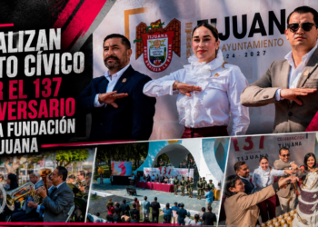 Realizan acto cívico por el 137 aniversario de la fundación de Tijuana