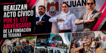 Realizan acto cívico por el 137 aniversario de la fundación de Tijuana