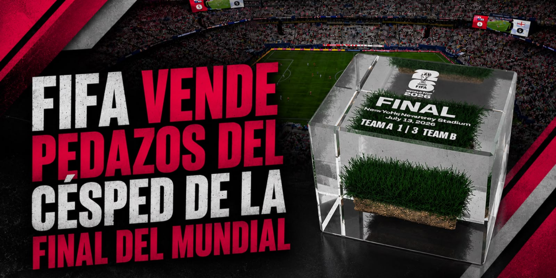 FIFA vende pedazos del césped de la final del Mundial… ¡por 450 dólares!