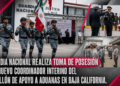 Guardia Nacional realiza toma de posesión del nuevo coordinador interino del Batallón de Apoyo a Aduanas en Baja California