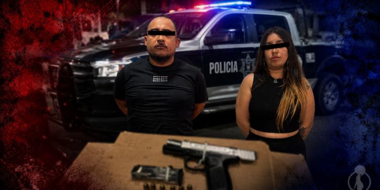 Municipales atoran “al puerco” con su pareja, ya contaba con hechos delictivos.