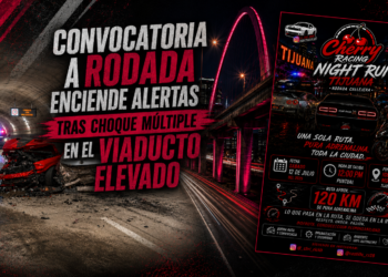 Convocatoria a rodada enciende alertas tras choque múltiple en el Viaducto Elevado