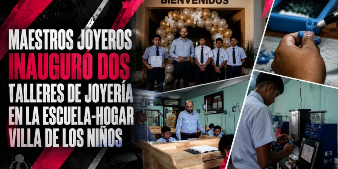 Maestros Joyeros inauguró dos talleres de joyería en la Escuela-Hogar Villa de los Niños