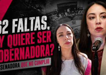 62 faltas. ¿Y así quiere ser gobernadora de Baja California?