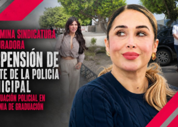 Determina Sindicatura Procuradora suspensión de agente de la Policía Municipal por actuación policial en ceremonia de graduación