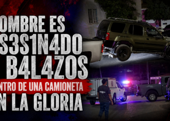 Hombre es asesinado a balazos dentro de una camioneta en La Gloria