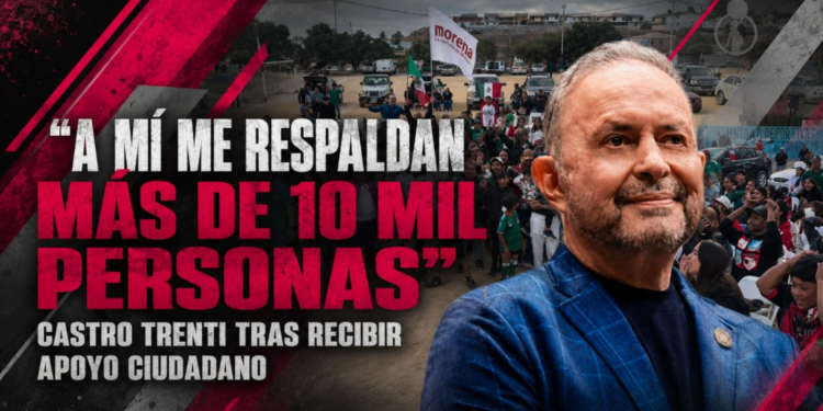 “A mí me respaldan más de 10 mil personas”: Castro Trenti tras recibir apoyo ciudadano