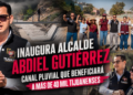 Inaugura alcalde Abdiel Gutiérrez canal pluvial que beneficiará a más de 40 mil tijuanenses