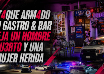 Ataque armado en Gastro & Bar deja un hombre muerto y una mujer herida