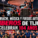 Con mariachi, música y fuegos artificiales, Bomberos de Tijuana celebran 104 años