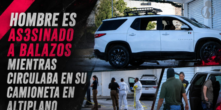 Hombre es asesinado a balazos mientras circulaba en su camioneta en Altiplano