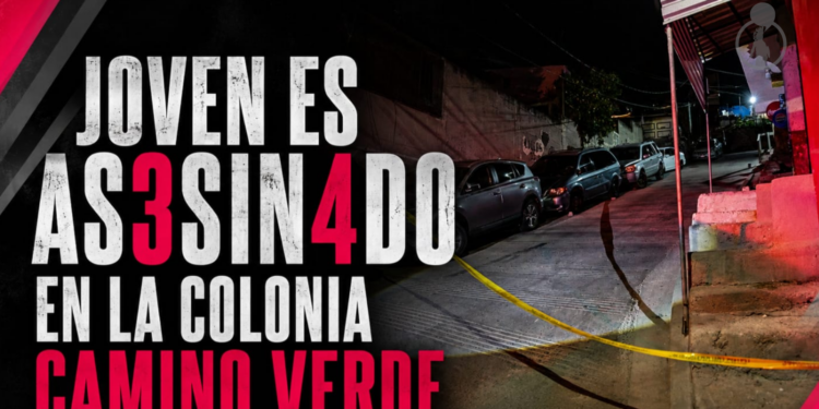 Joven es asesinado en la colonia Camino Verde