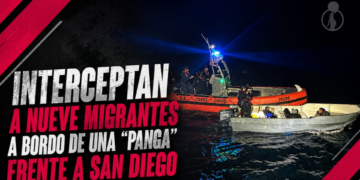 Interceptan a nueve migrantes a bordo de una “panga” frente a San Diego