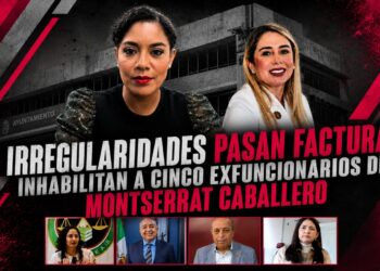 Irregularidades pasan factura: inhabilitan a cinco exfuncionarios de Montserrat Caballero