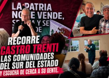 RECORRE CASTRO TRENTI LAS COMUNIDADES DEL SUR DEL ESTADO Y ESCUCHA DE CERCA A SU GENTE