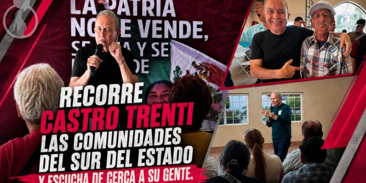 RECORRE CASTRO TRENTI LAS COMUNIDADES DEL SUR DEL ESTADO Y ESCUCHA DE CERCA A SU GENTE