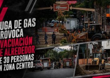 Fuga de gas provoca evacuación de alrededor de 30 personas en Zona Centro