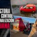 Conductora pierde el control y cae a canalización en Tijuana