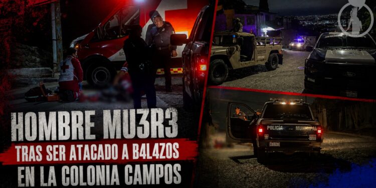 Hombre muere tras ser atacado a balazos en la colonia Campos