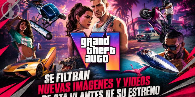 Se filtran nuevas imágenes y videos de GTA VI antes de su estreno
