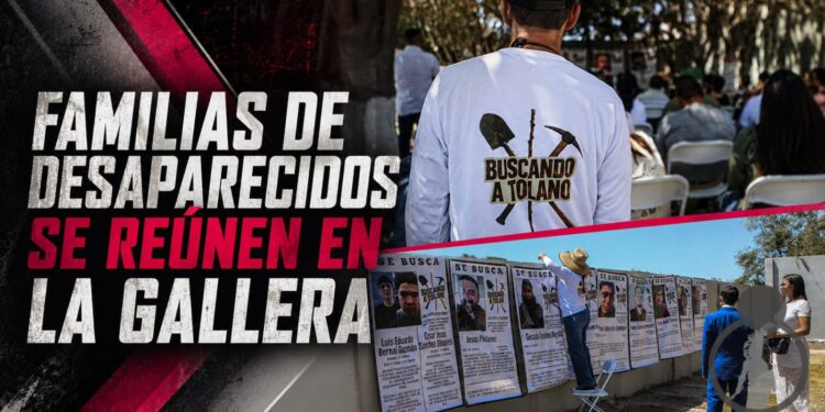 Entre dolor y memoria, familias de desaparecidos se reúnen en La Gallera en conmemoración de sus seres queridos