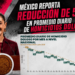México reporta reducción de 51% en promedio diario de homicidios dolosos