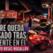 Hombre queda prensado tras accidente en el Libramiento Rosas Magallón
